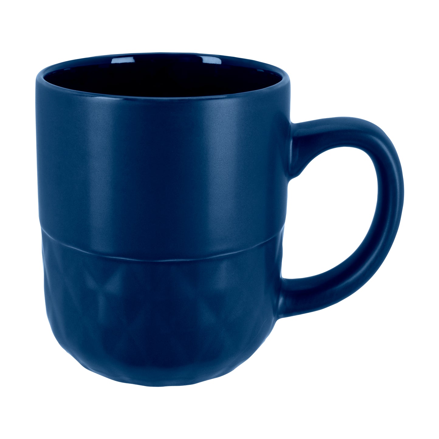 Coffee Mug with Facet Texture - 16 oz.