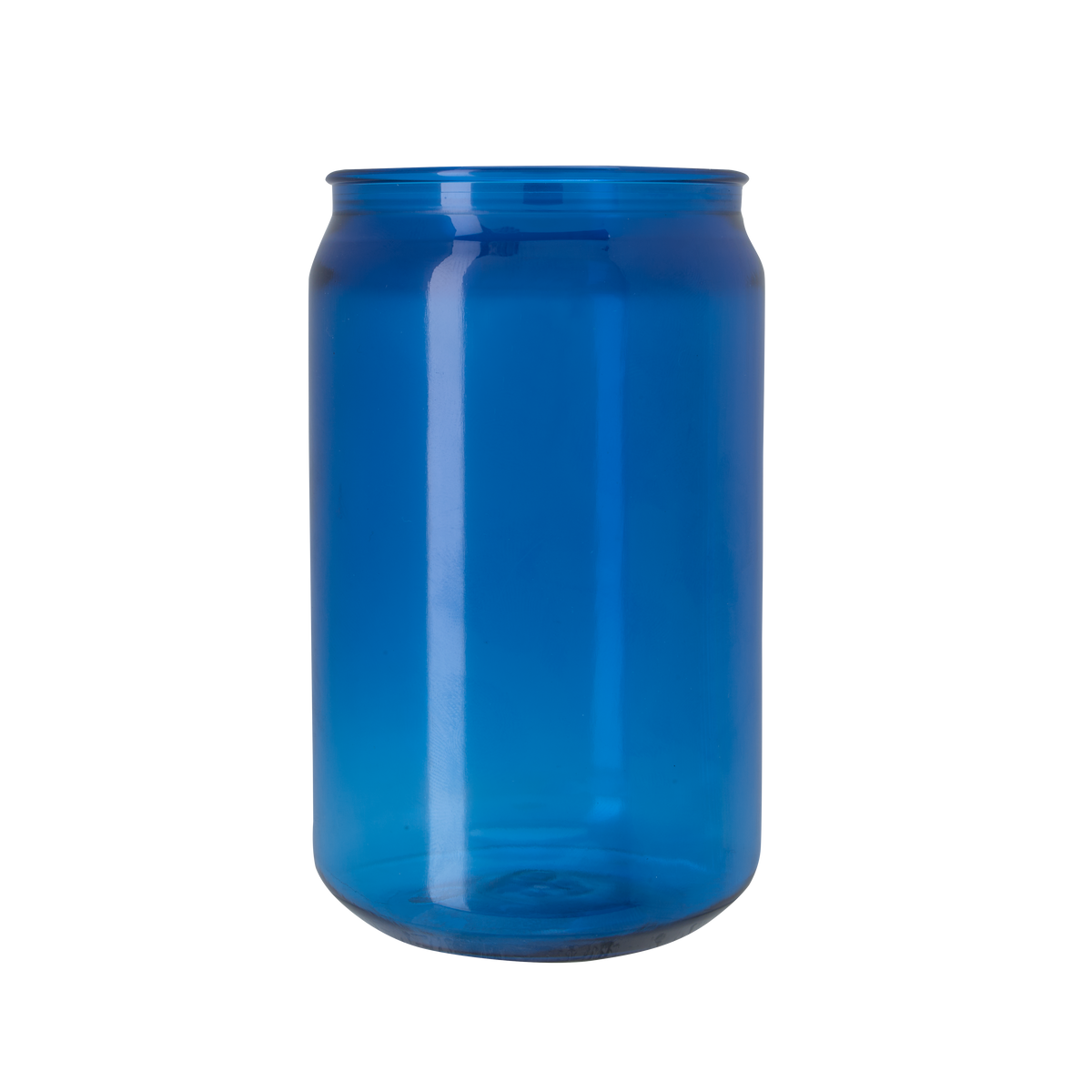Custom logo Can-Shaped RPET Faux Glass - 16 oz.
