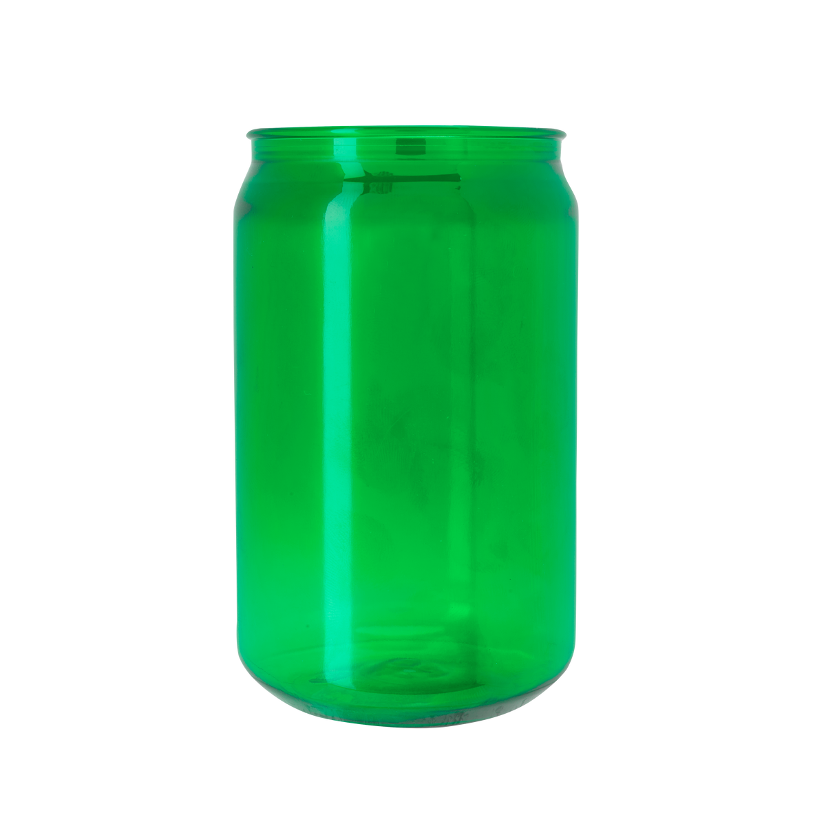 Custom logo Can-Shaped RPET Faux Glass - 16 oz.