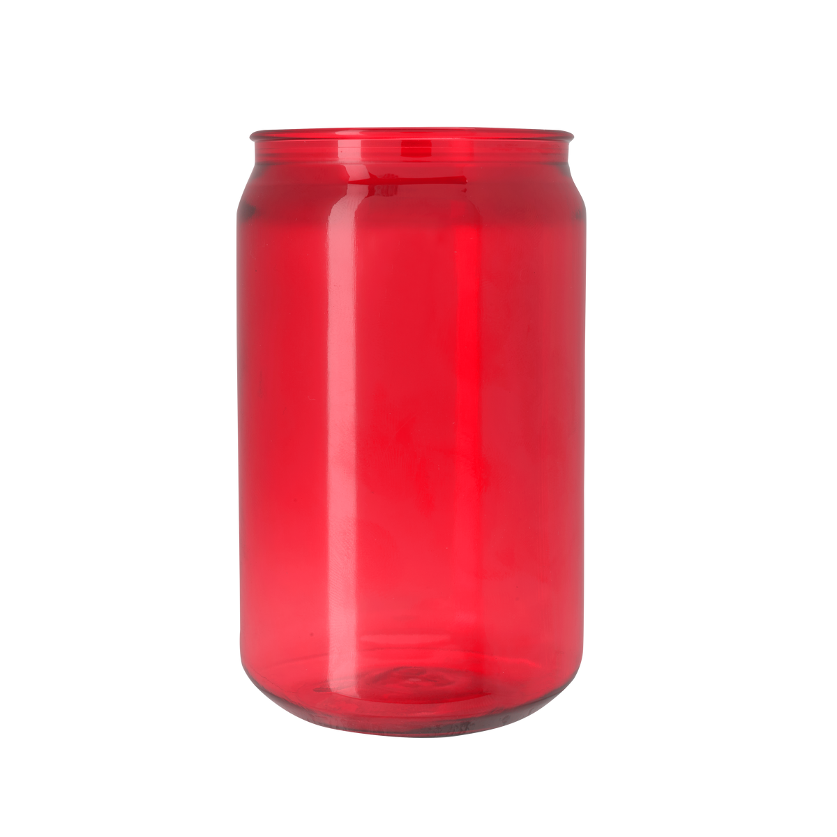 Custom logo Can-Shaped RPET Faux Glass - 16 oz.