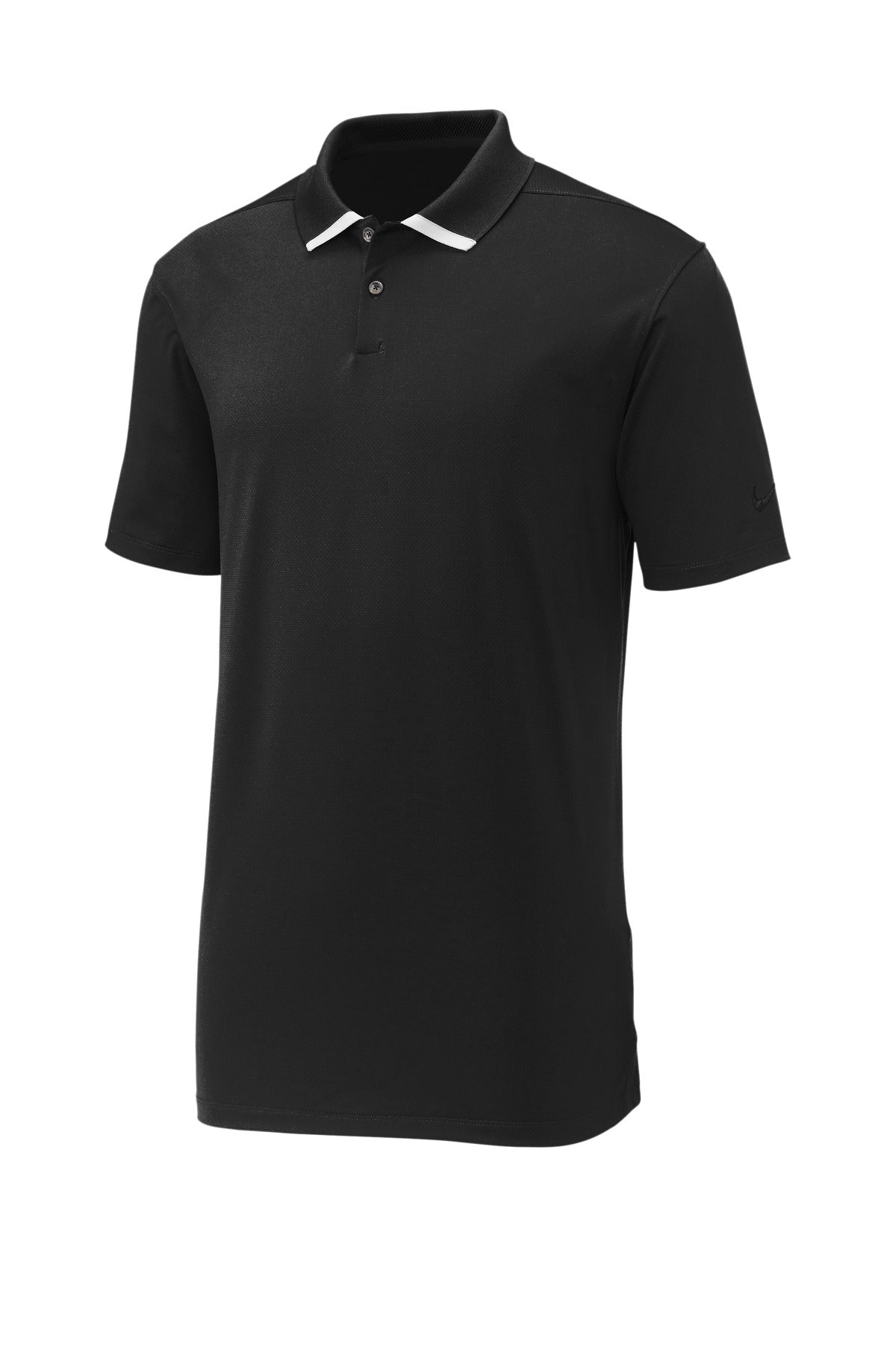Custom logo Nike Dry Vapor Polo CI7900 in Black