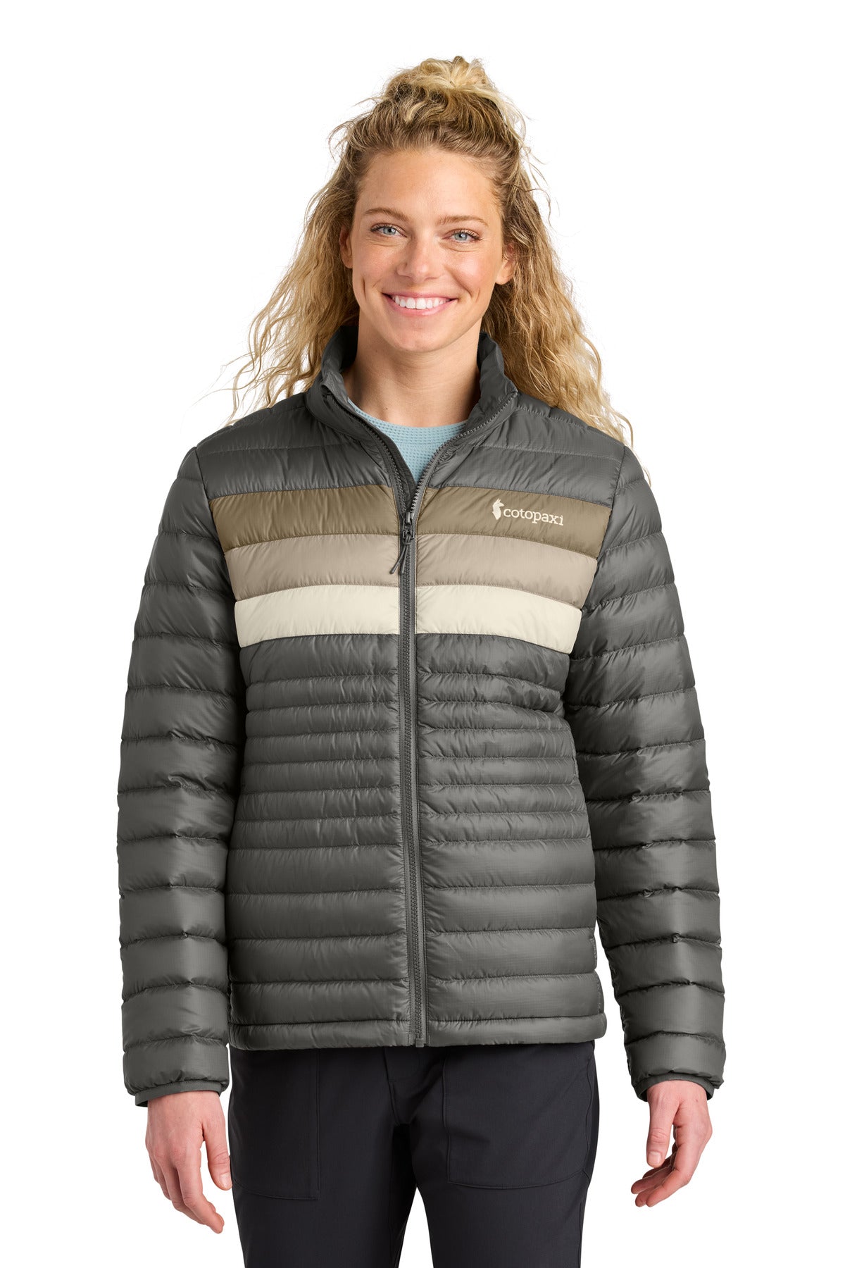 Custom logo Cotopaxi® Women's Fuego Down Jacket COTOW1688 in Cinder/ Desert