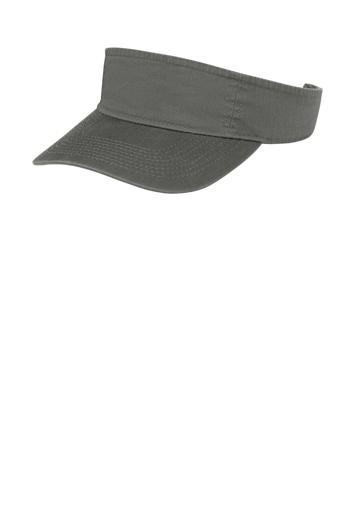 Custom logo Port Authority® Fashion Visor.  CP45 in Charcoal