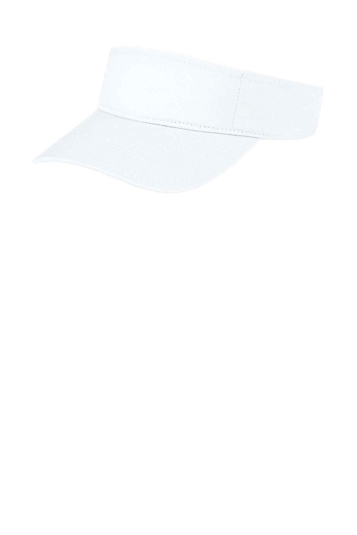 Custom logo Port Authority® Fashion Visor.  CP45 in White