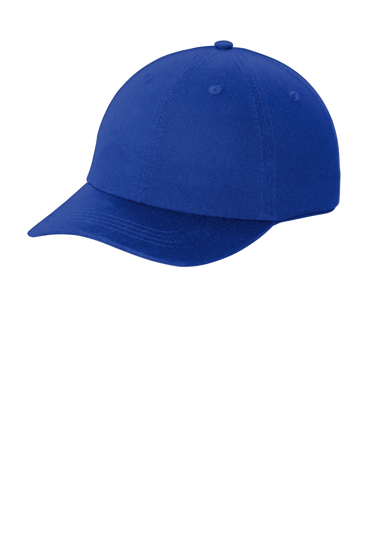 Custom logo Port Authority® Washed Twill Cap.  CP78 in Royal