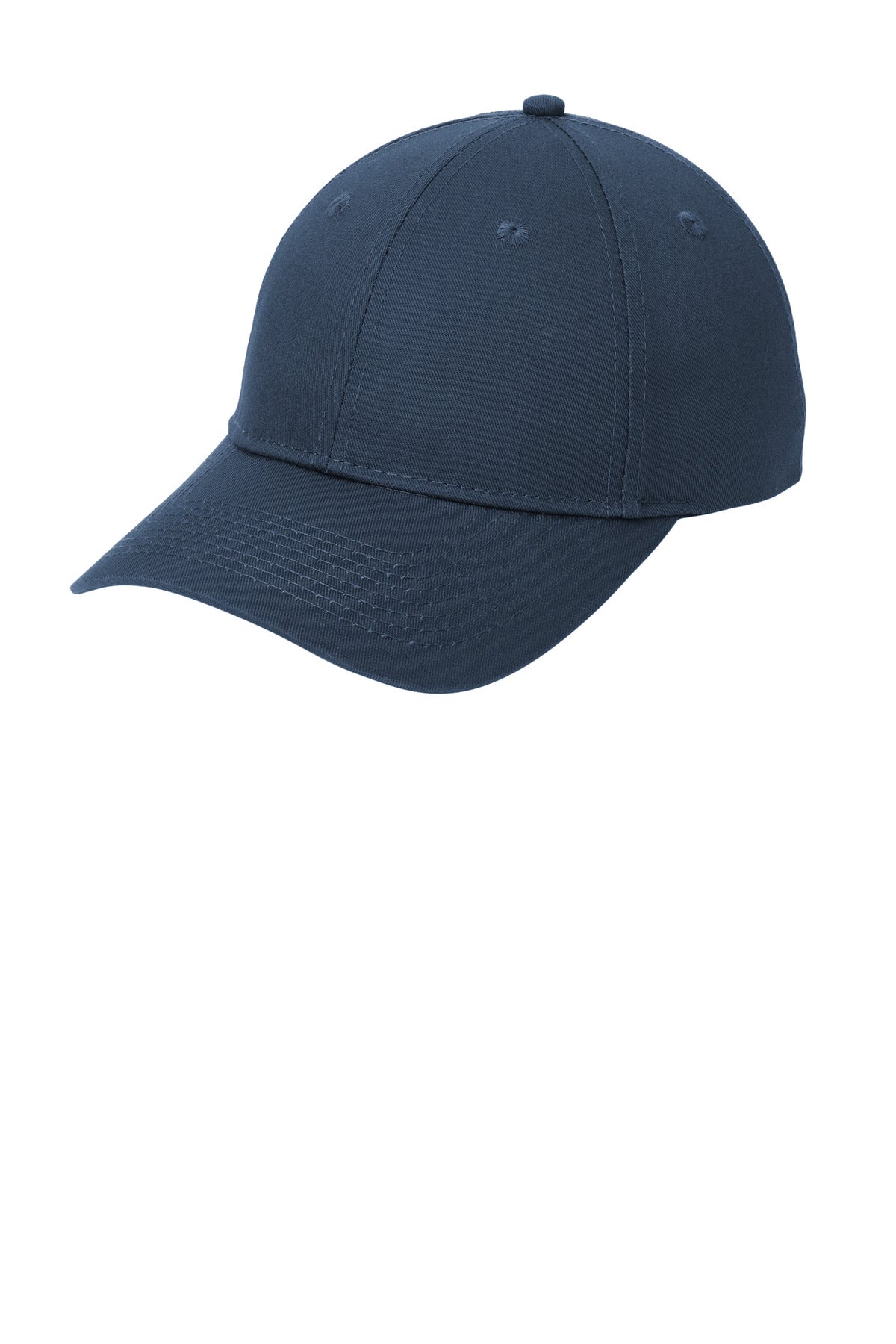 Custom logo Port Authority® Six-Panel Twill Cap.  CP80 in Navy