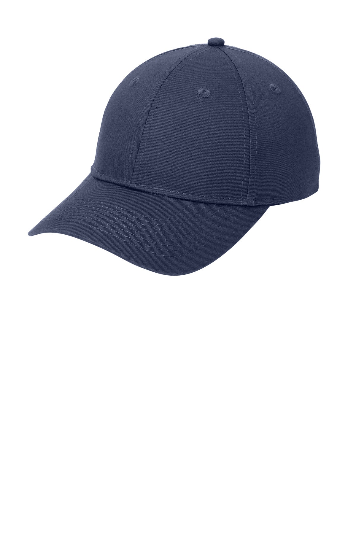 Custom logo Port Authority® Six-Panel Twill Cap.  CP80 in True Navy