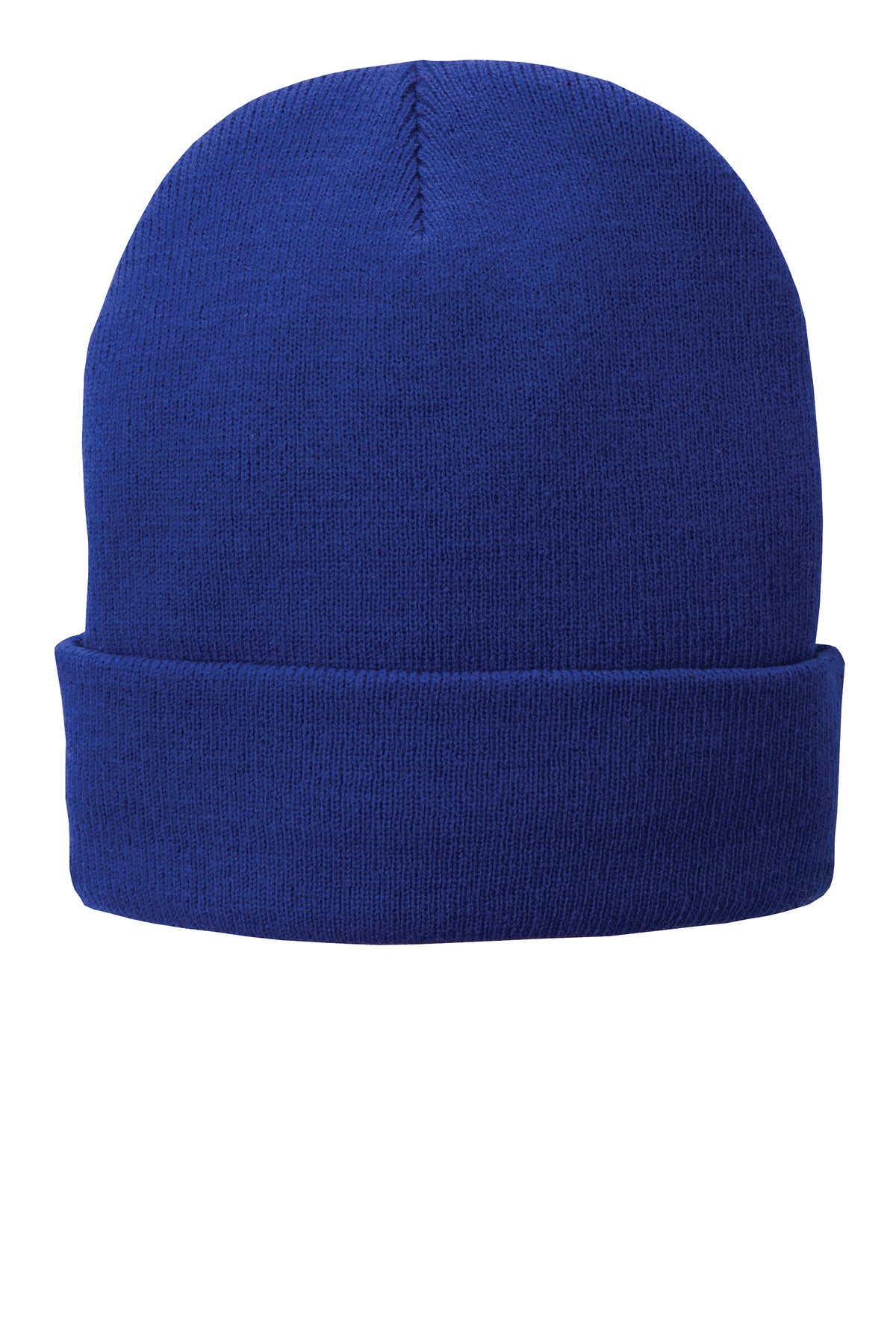 Custom logo Port Authority® Fleece-Lined Knit Cap. CP90L in Athletic Royal