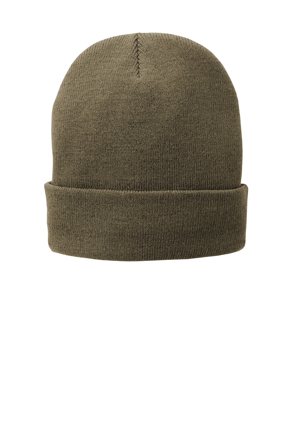 Custom logo Port Authority® Fleece-Lined Knit Cap. CP90L in Coyote Brown