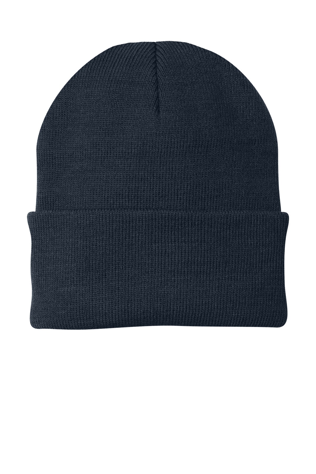 Custom logo Port Authority® Knit Cap.  CP90 in Navy