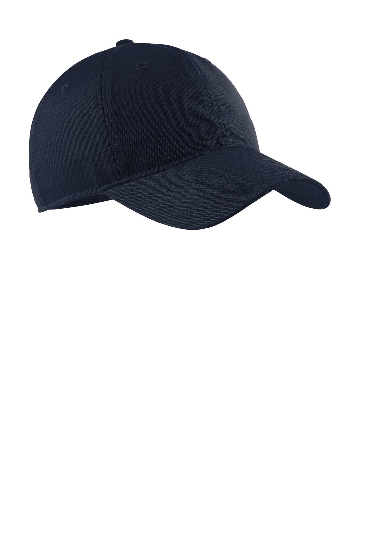 Custom logo Port Authority® Soft Brushed Canvas Cap. CP96 in Navy