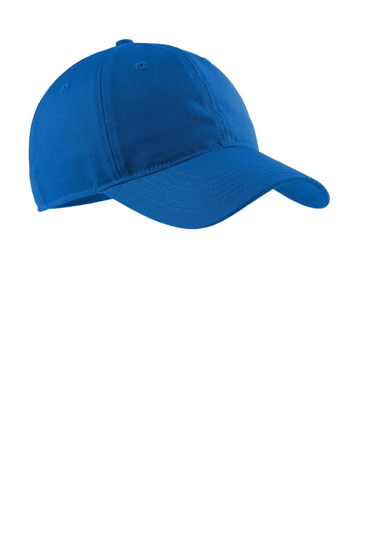 Custom logo Port Authority® Soft Brushed Canvas Cap. CP96 in Royal