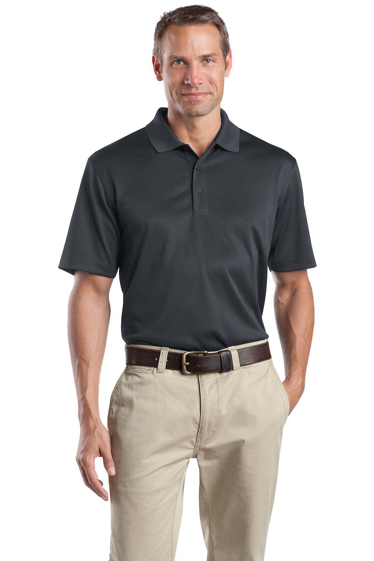 Custom logo CornerStone® Tall Select Snag-Proof Polo. TLCS412 in Charcoal