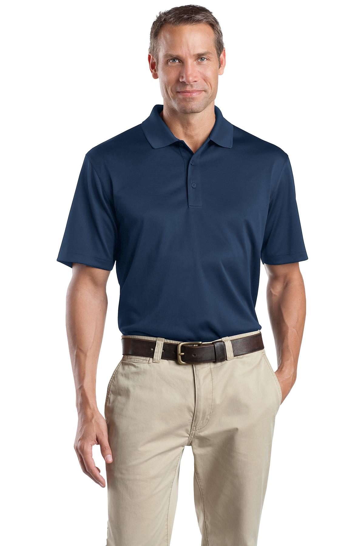 Custom logo CornerStone® - Select Snag-Proof Polo. CS412 in Regatta Blue