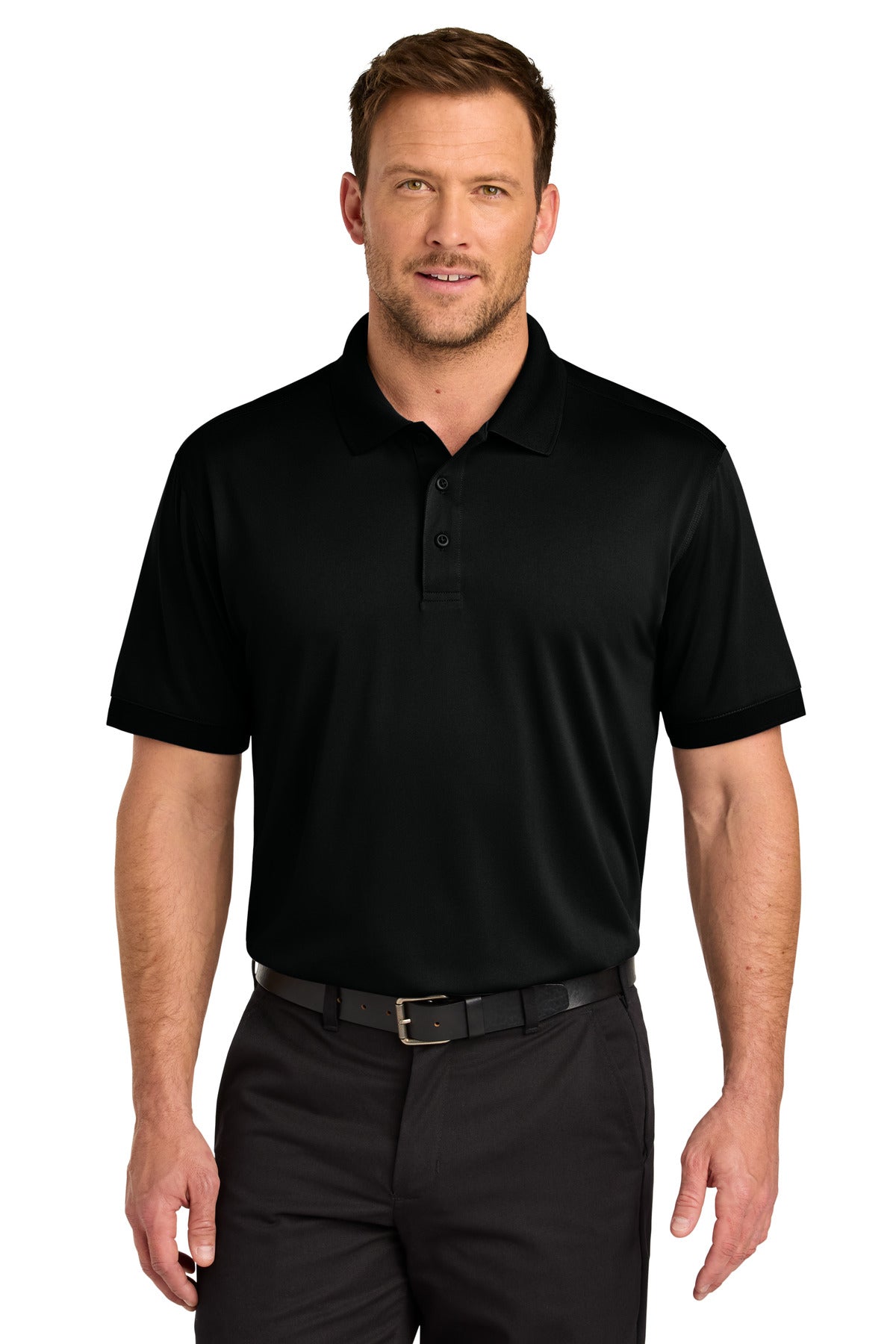 Custom logo CornerStone® Workwear Pro Polo CS450 in Black