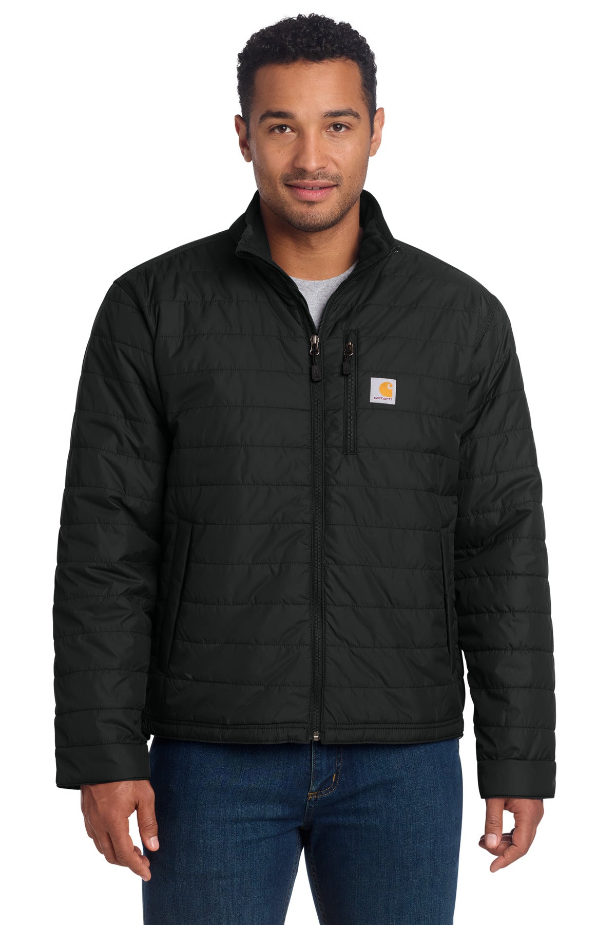 Custom logo Carhartt ® Gilliam Jacket. CT102208 in Black