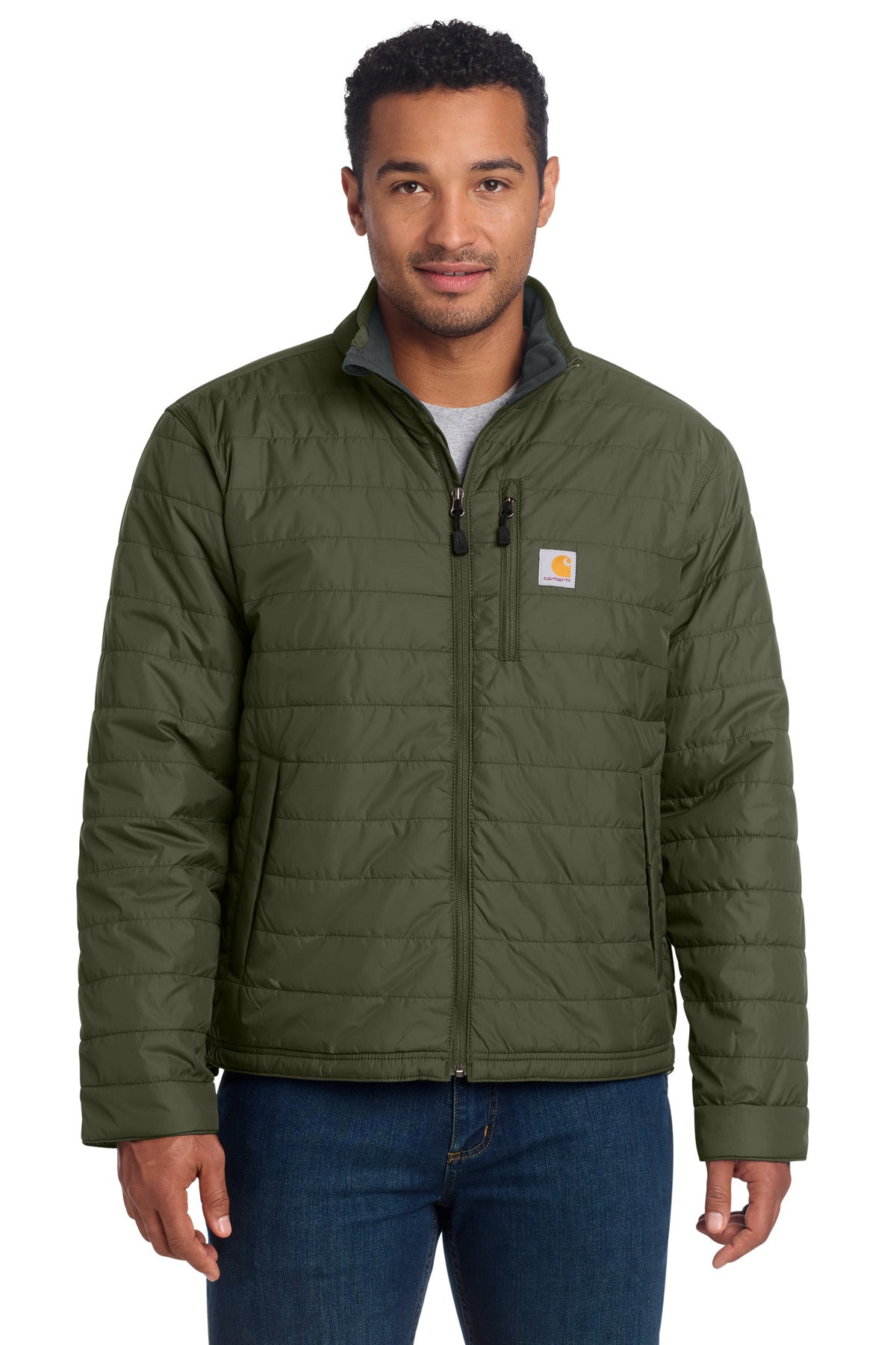 Custom logo Carhartt ® Gilliam Jacket. CT102208 in Moss