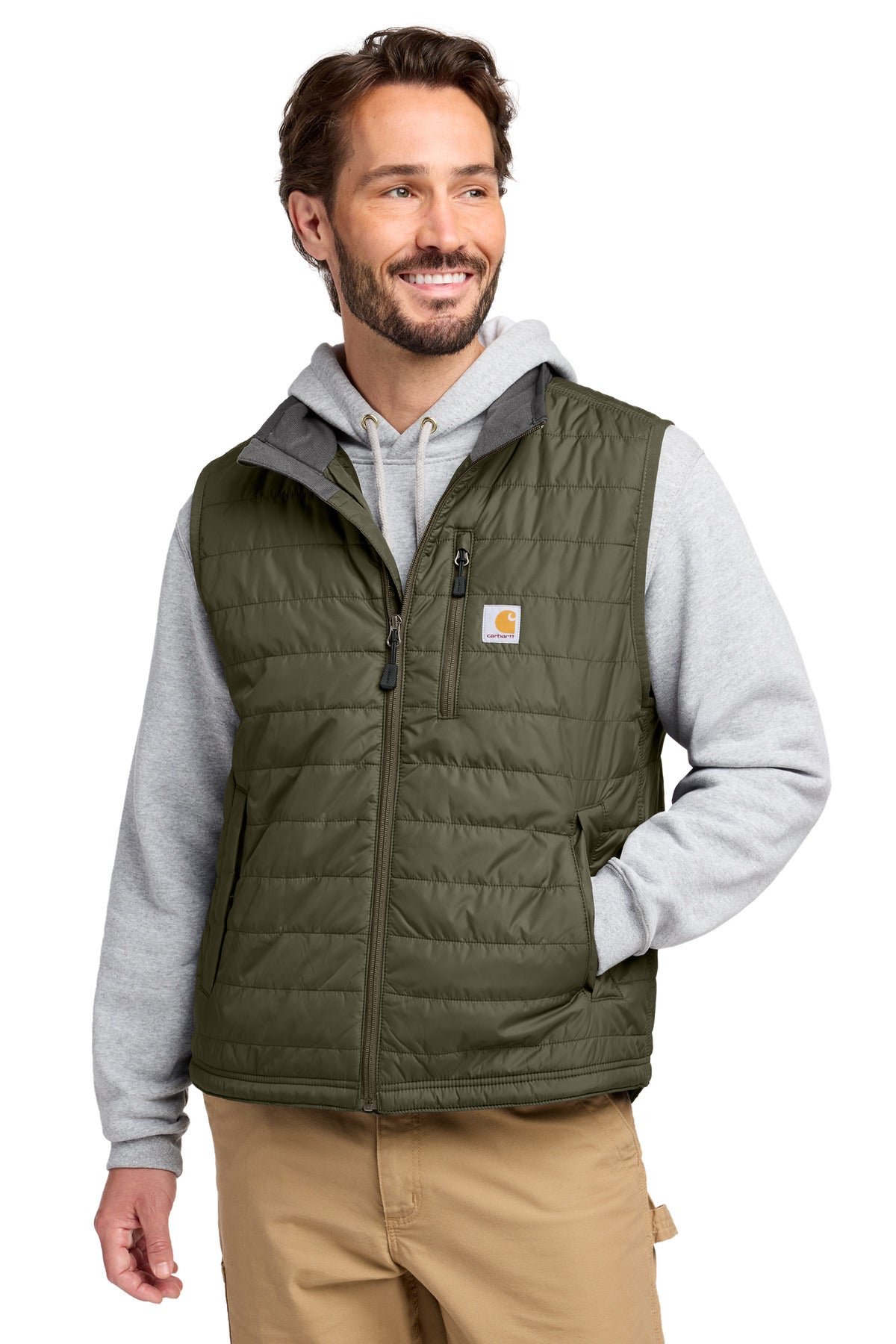 Custom logo Carhartt® Gilliam Vest CT102286 in Moss
