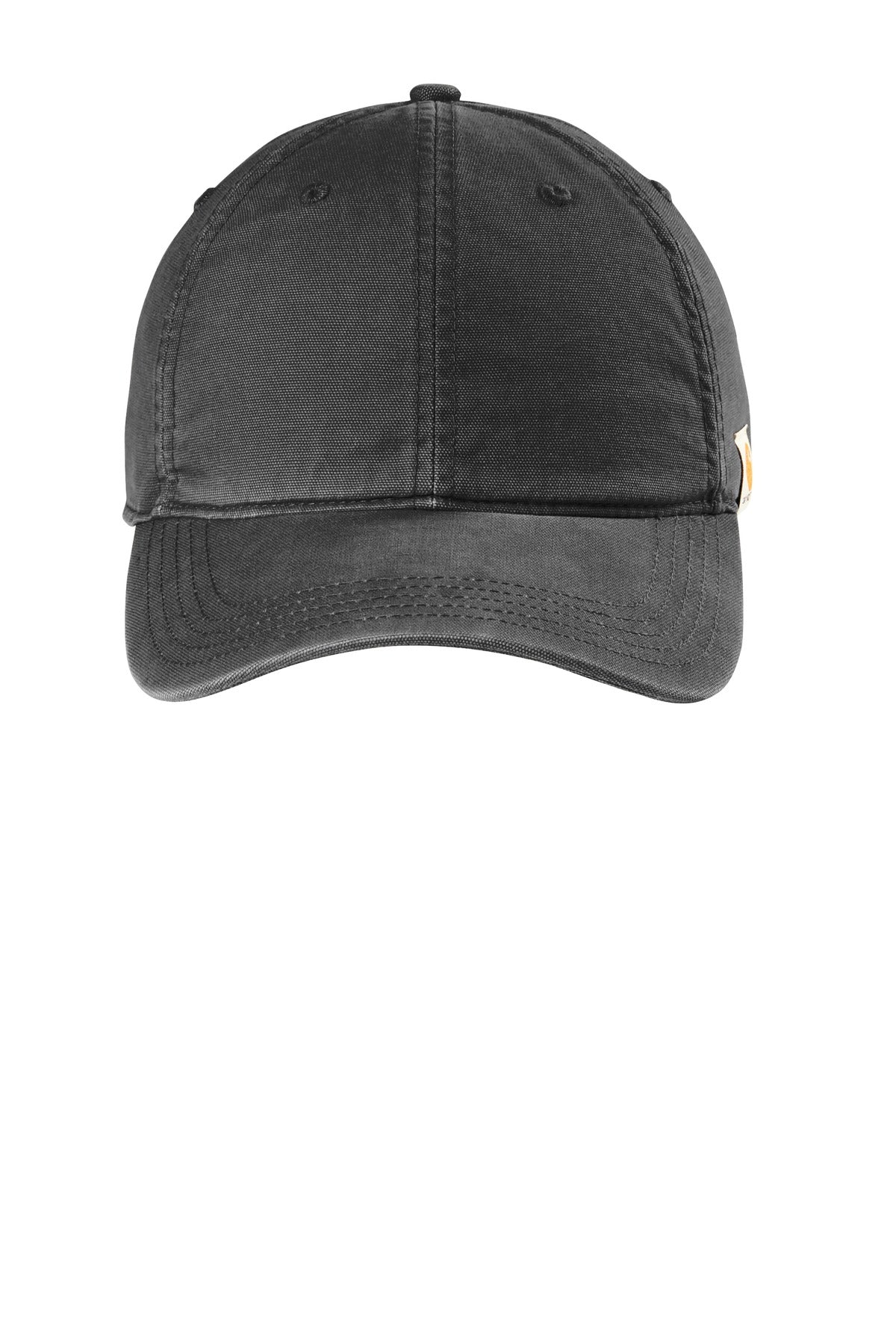 Custom logo Carhartt® Cotton Canvas Cap CT103938 in Black