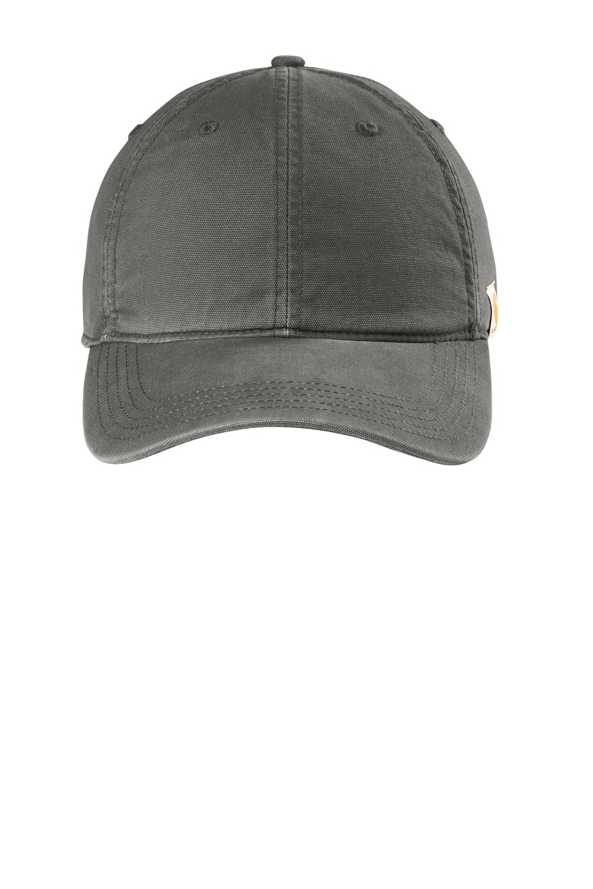 Custom logo Carhartt® Cotton Canvas Cap CT103938 in Gravel