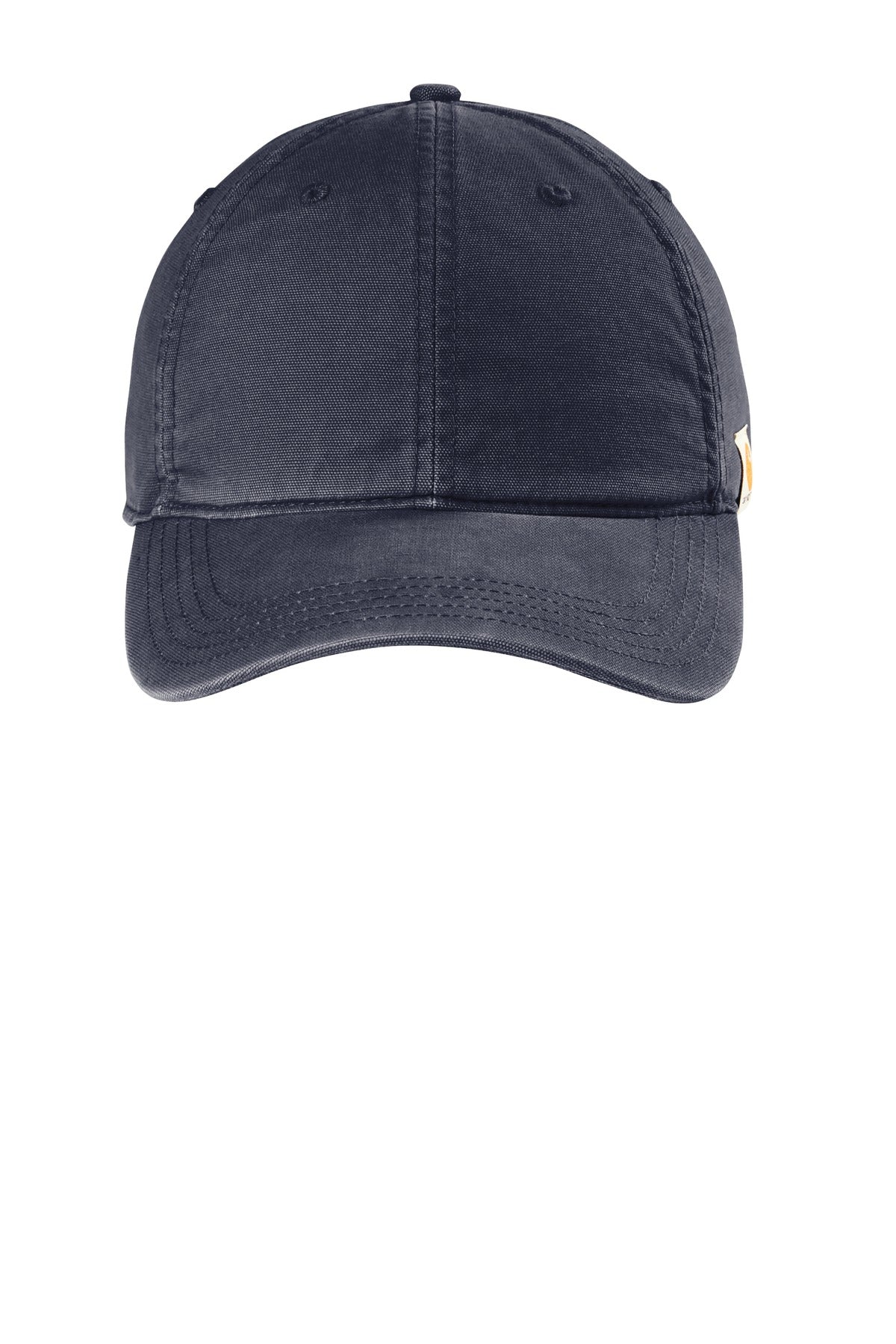 Custom logo Carhartt® Cotton Canvas Cap CT103938 in Navy