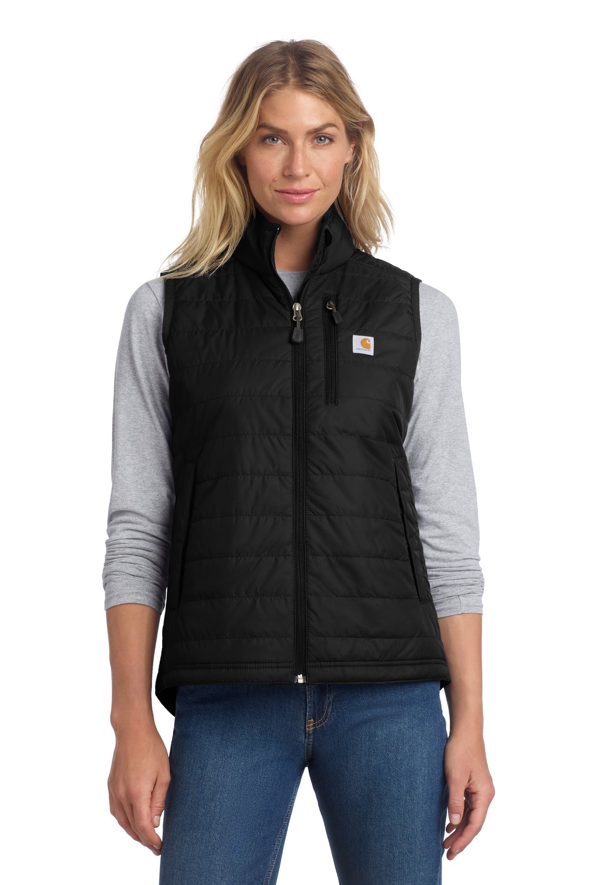 Custom logo Carhartt® Women's Gilliam Vest CT104315 in Black