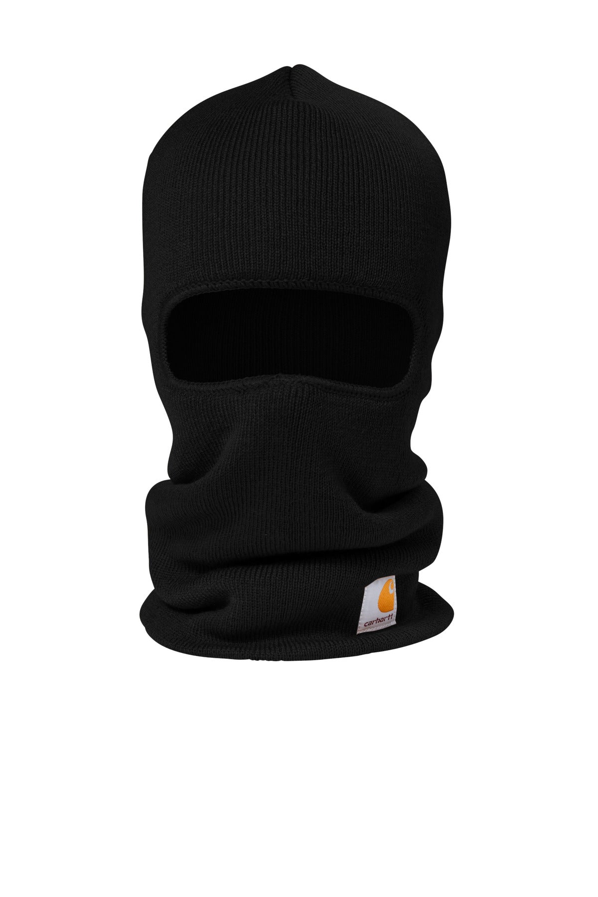 Custom logo Carhartt® Knit Insulated Face Mask CT104485 in Black