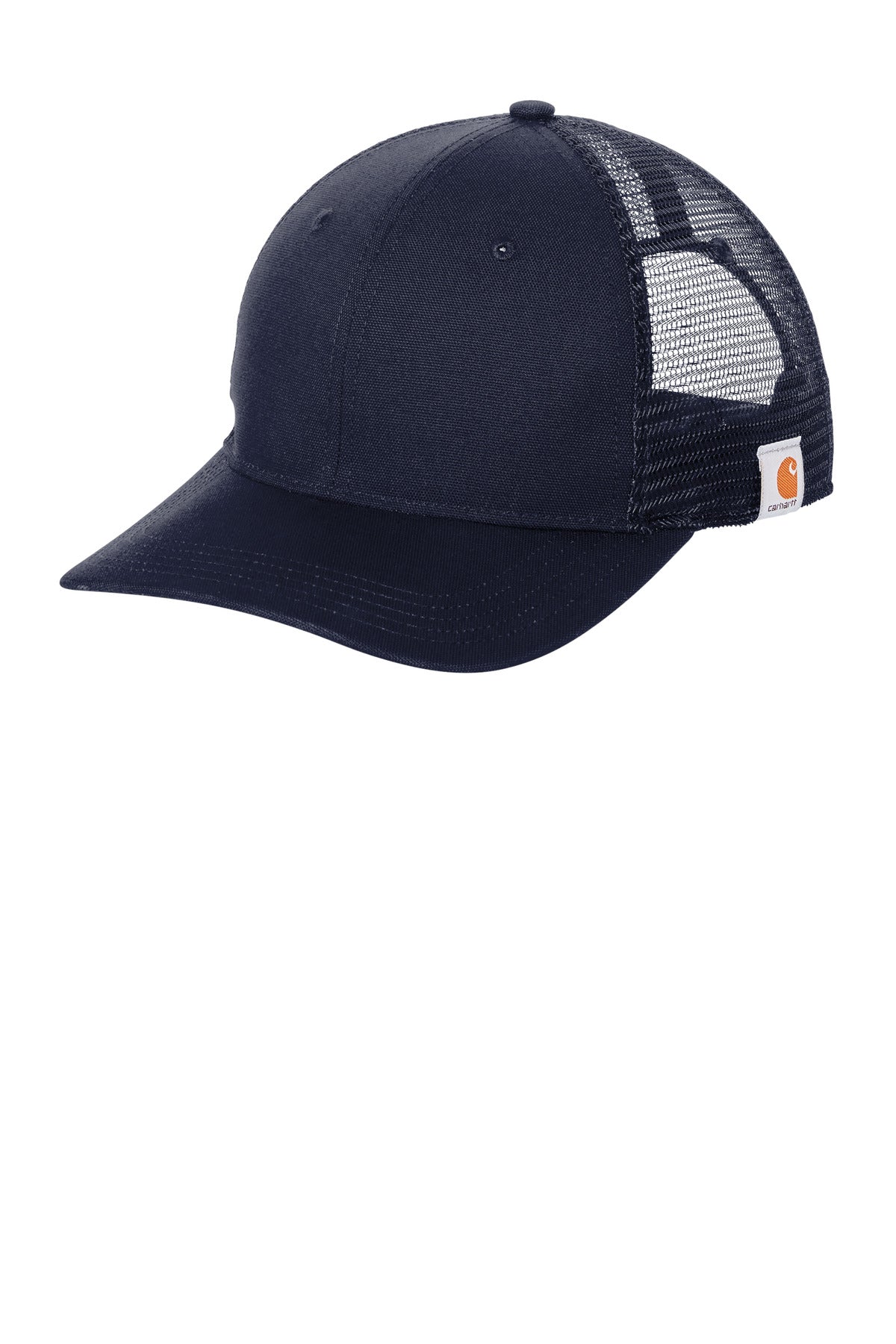 Custom logo Carhartt® Canvas Mesh Back Cap CT105298 in Navy