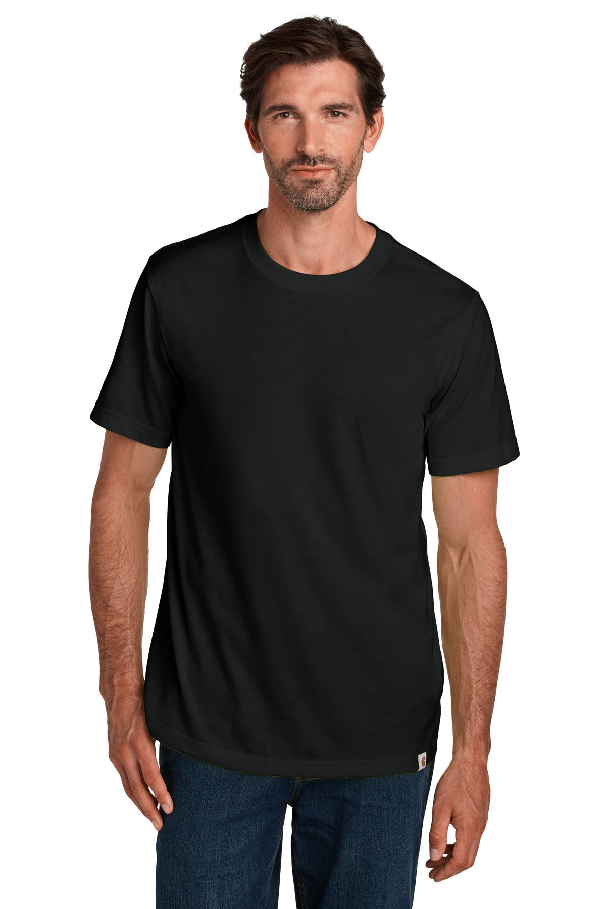 Custom logo Carhartt® Short Sleeve T-Shirt CT106020 in Black