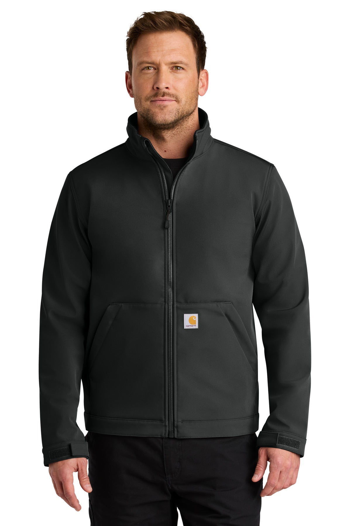 Custom logo Carhartt® Rain Defender® Soft Shell Jacket CT106438 in Black
