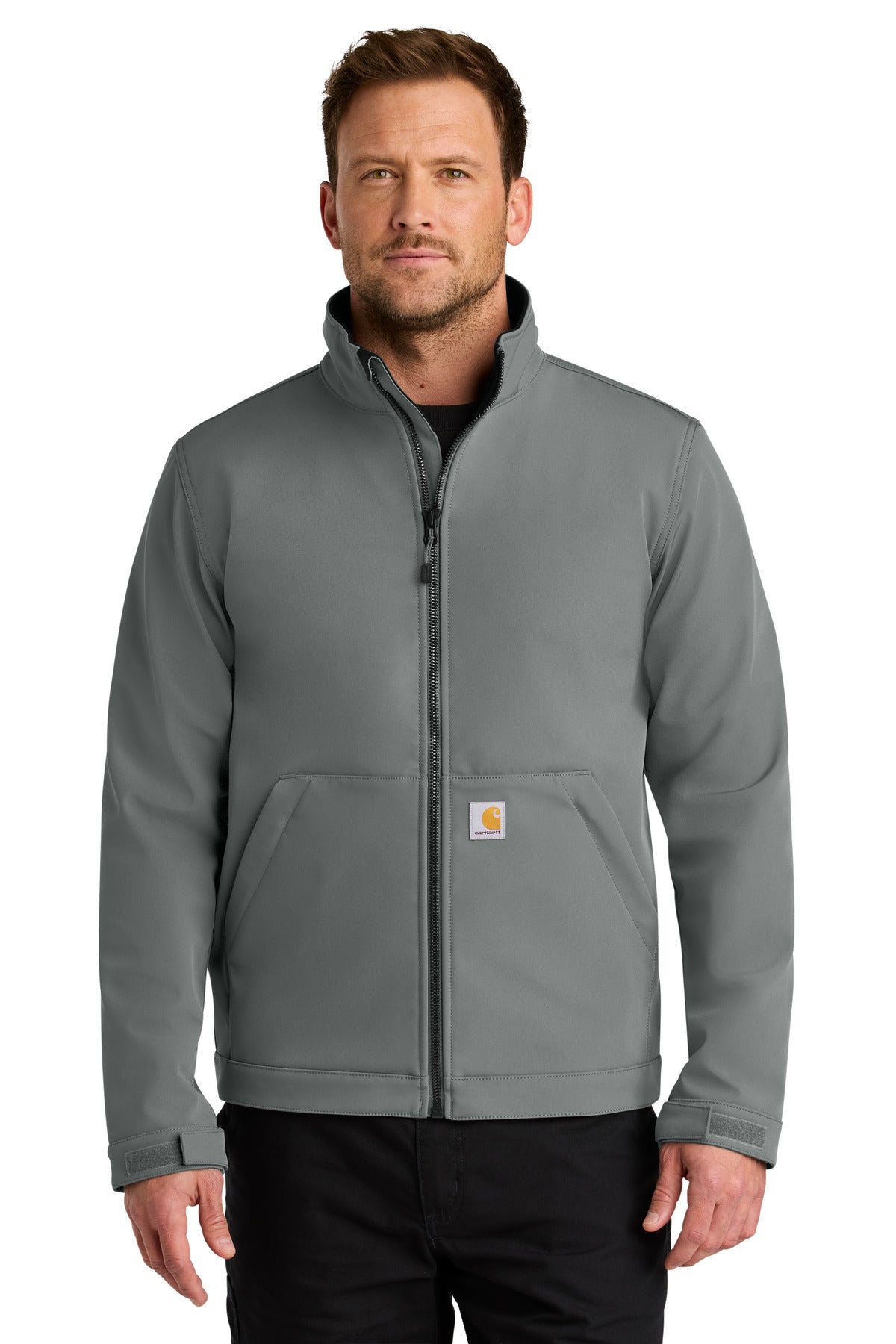 Custom logo Carhartt® Rain Defender® Soft Shell Jacket CT106438 in Steel