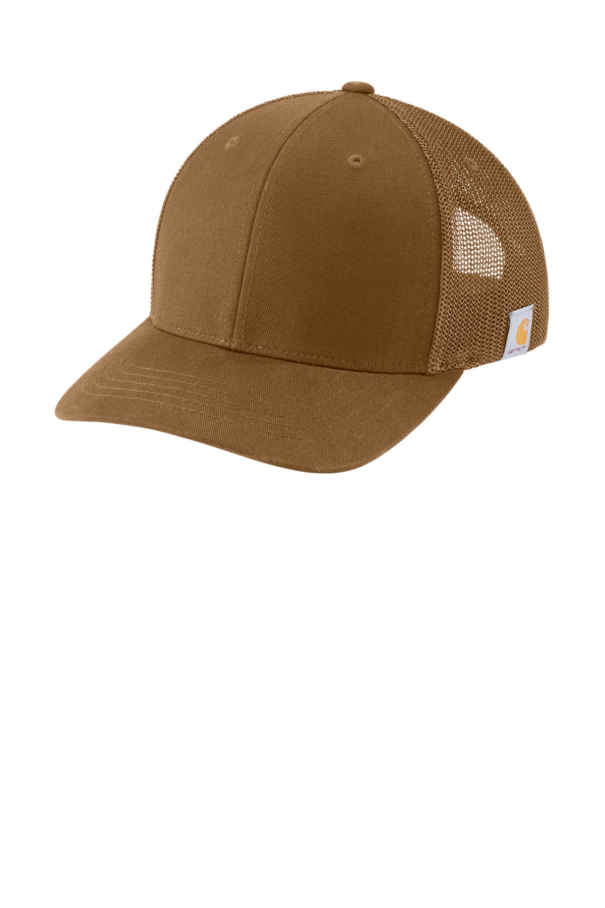 Custom logo Carhartt® Flexfit 110® Mesh Back Cap CT106577 in Carhartt Brown