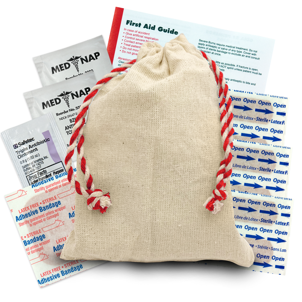 Custom logo Handy Canvas First Aid Kit – 11 Piece