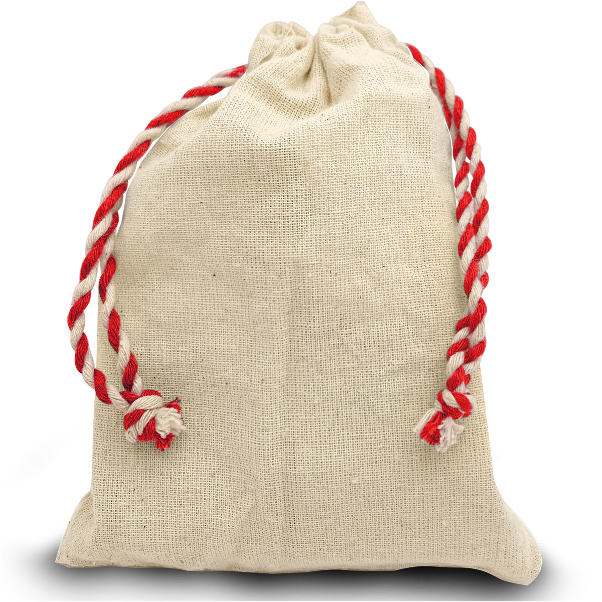 Custom logo Handy Canvas Drawstring Pouch