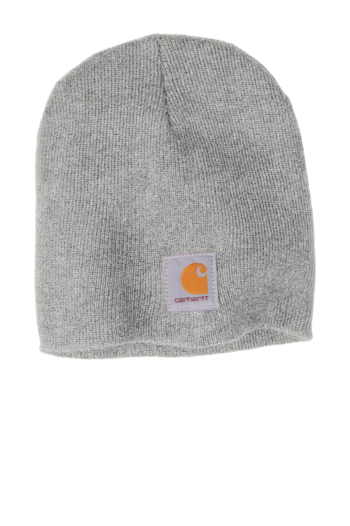 Custom logo Carhartt ® Acrylic Knit Hat. CTA205 in Heather Grey