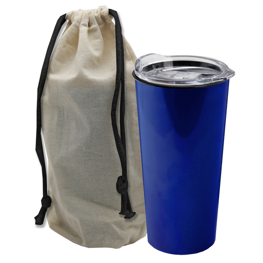 Explore Tumbler with Slider Lid in a Cotton Bag - 18 oz.