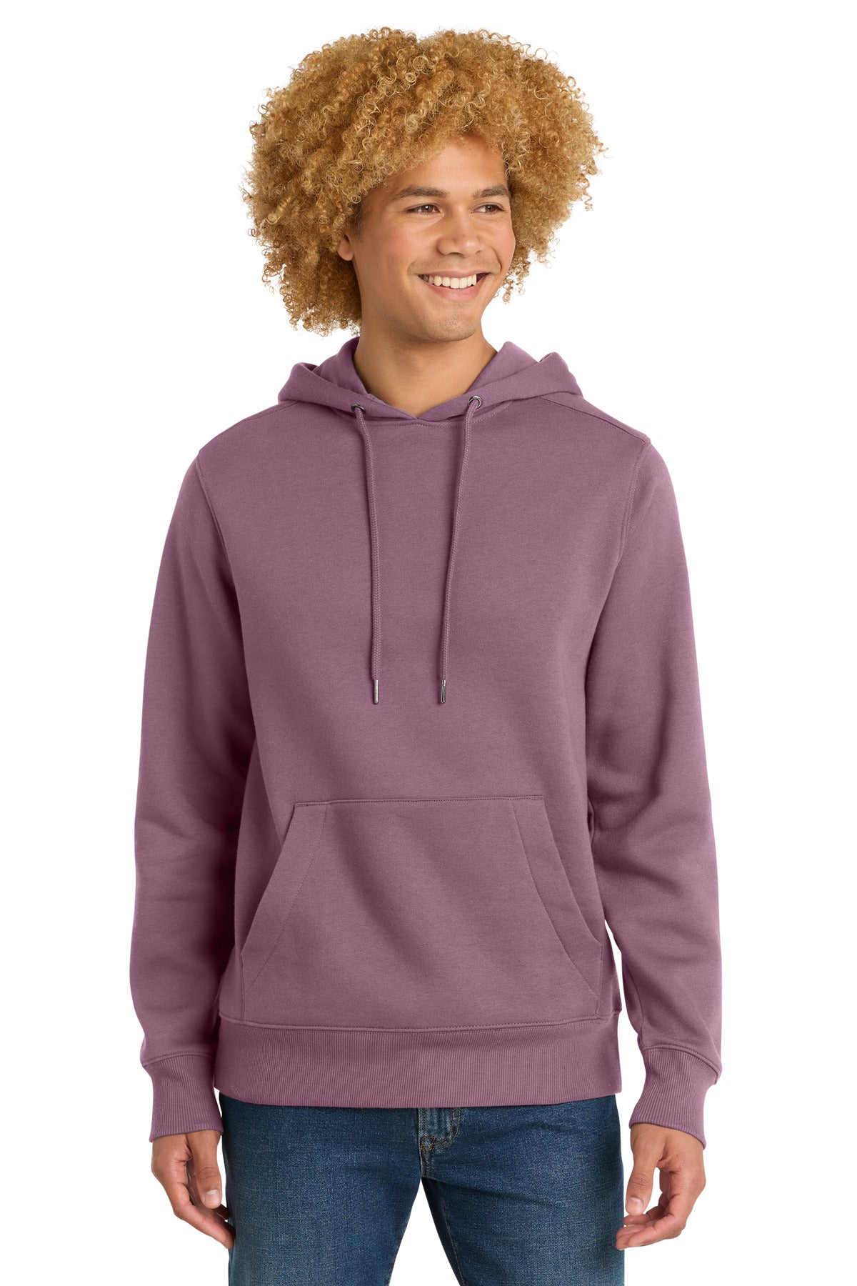 Custom logo District ® Perfect Weight ® Fleece Hoodie DT1101 in Orchid Haze