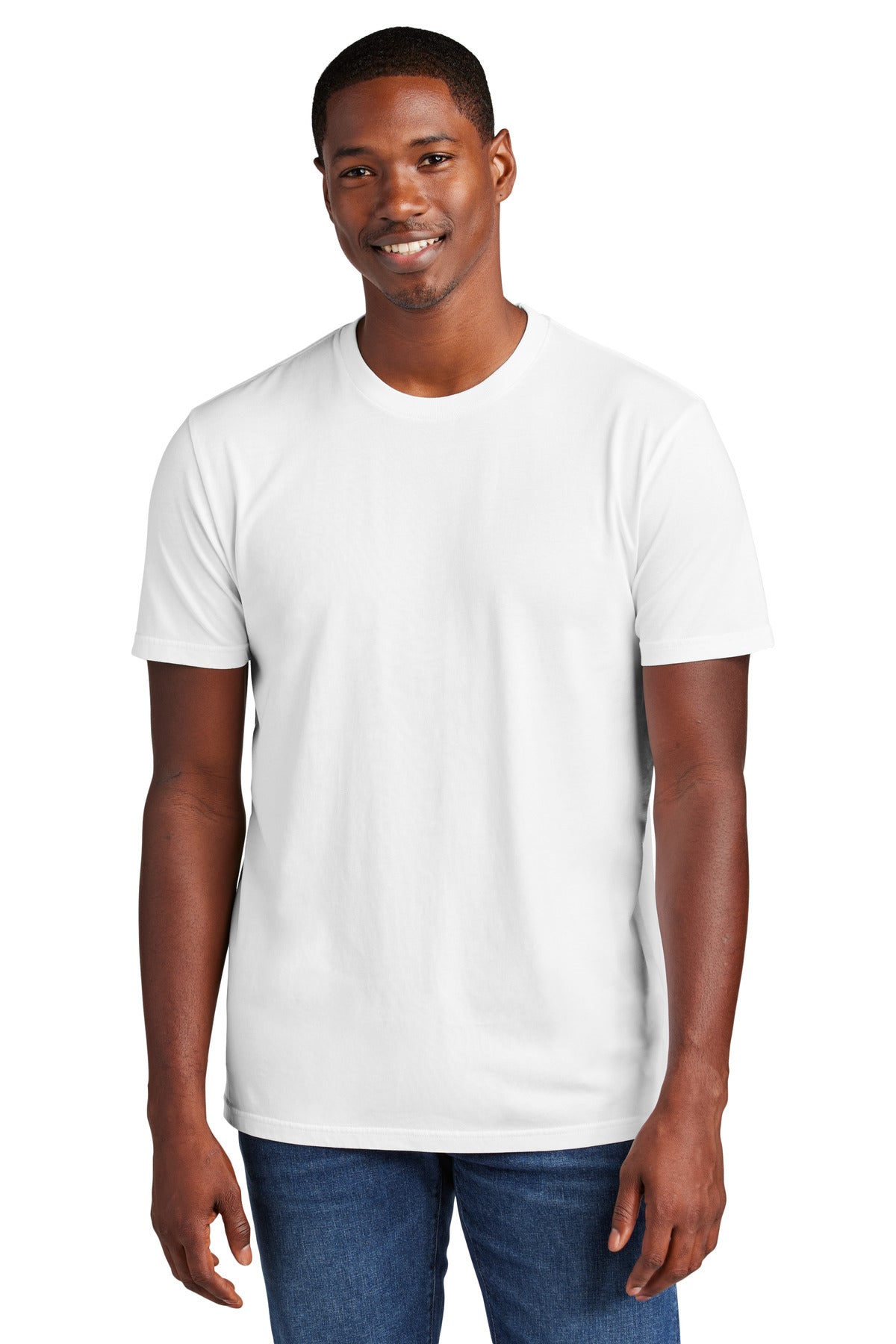 Custom logo District Wash™ Tee DT2101 in White