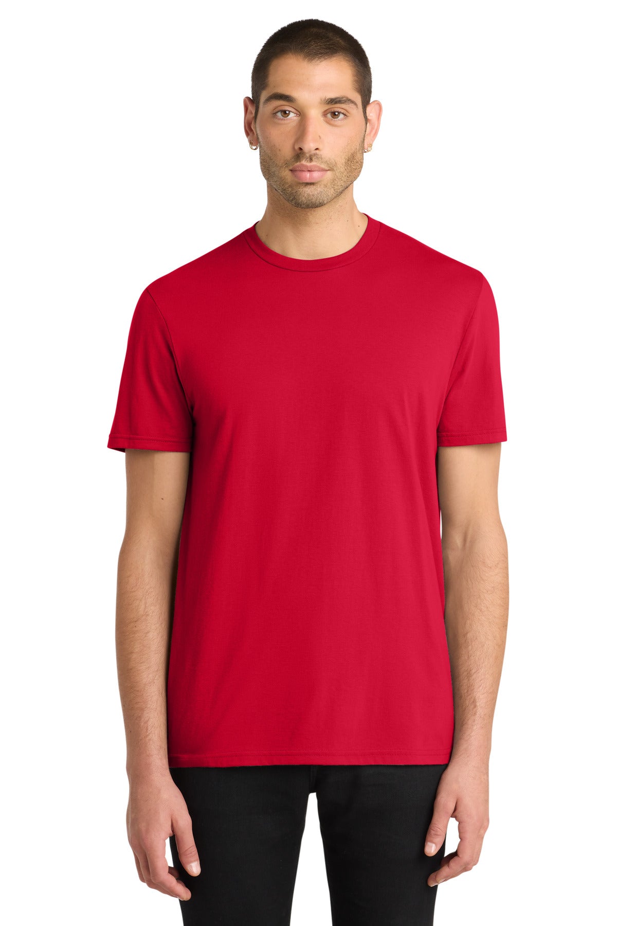 Custom logo District® Very Important Tee®. DT6000 in Classic Red