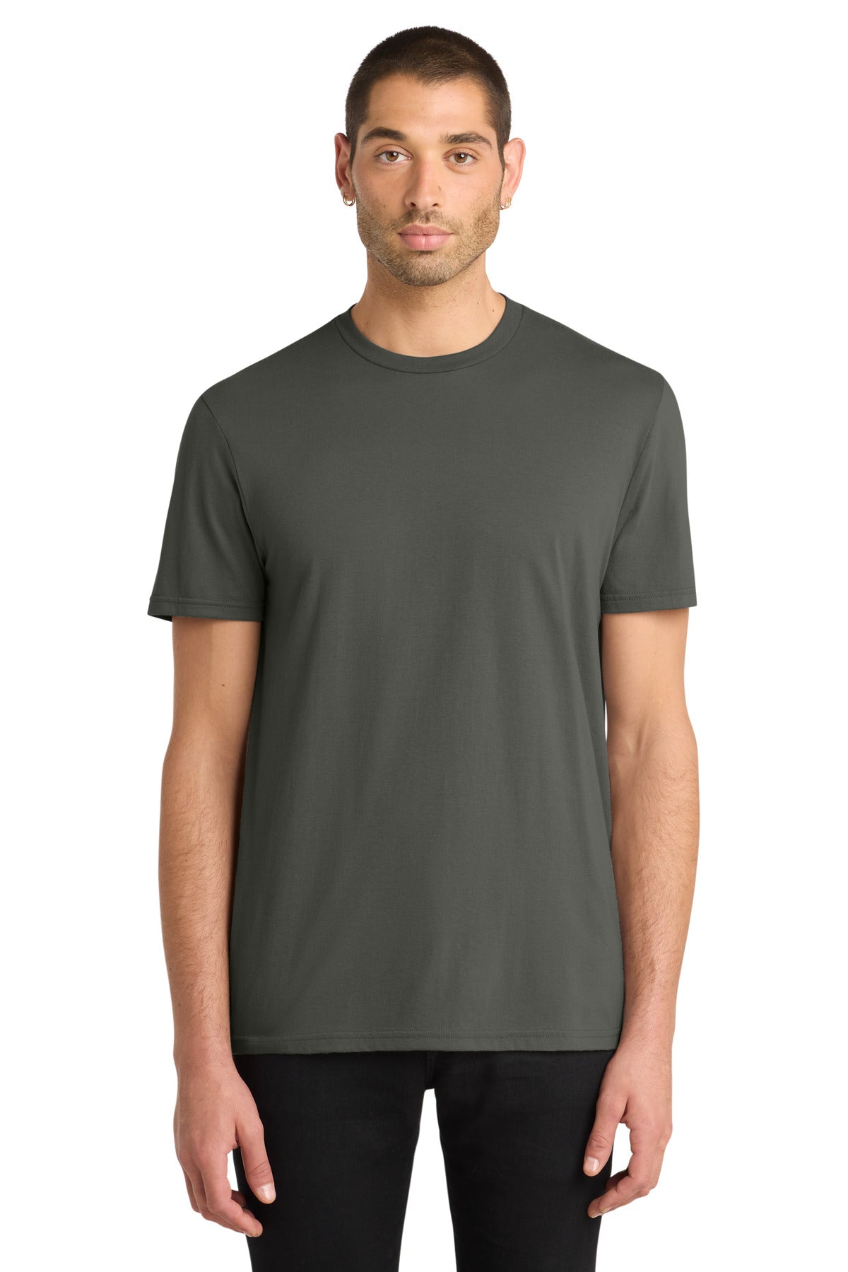 Custom logo District® Very Important Tee®. DT6000 in Deepest Grey