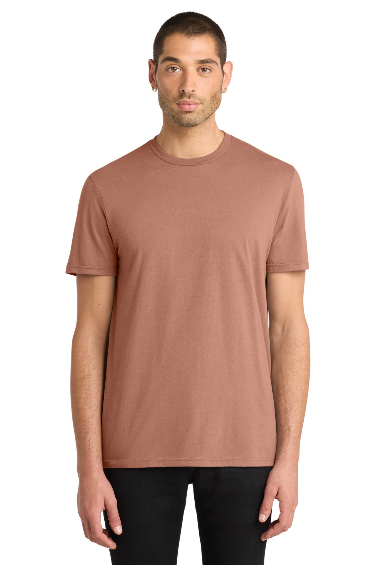 Custom logo District® Very Important Tee®. DT6000 in Desert Rose
