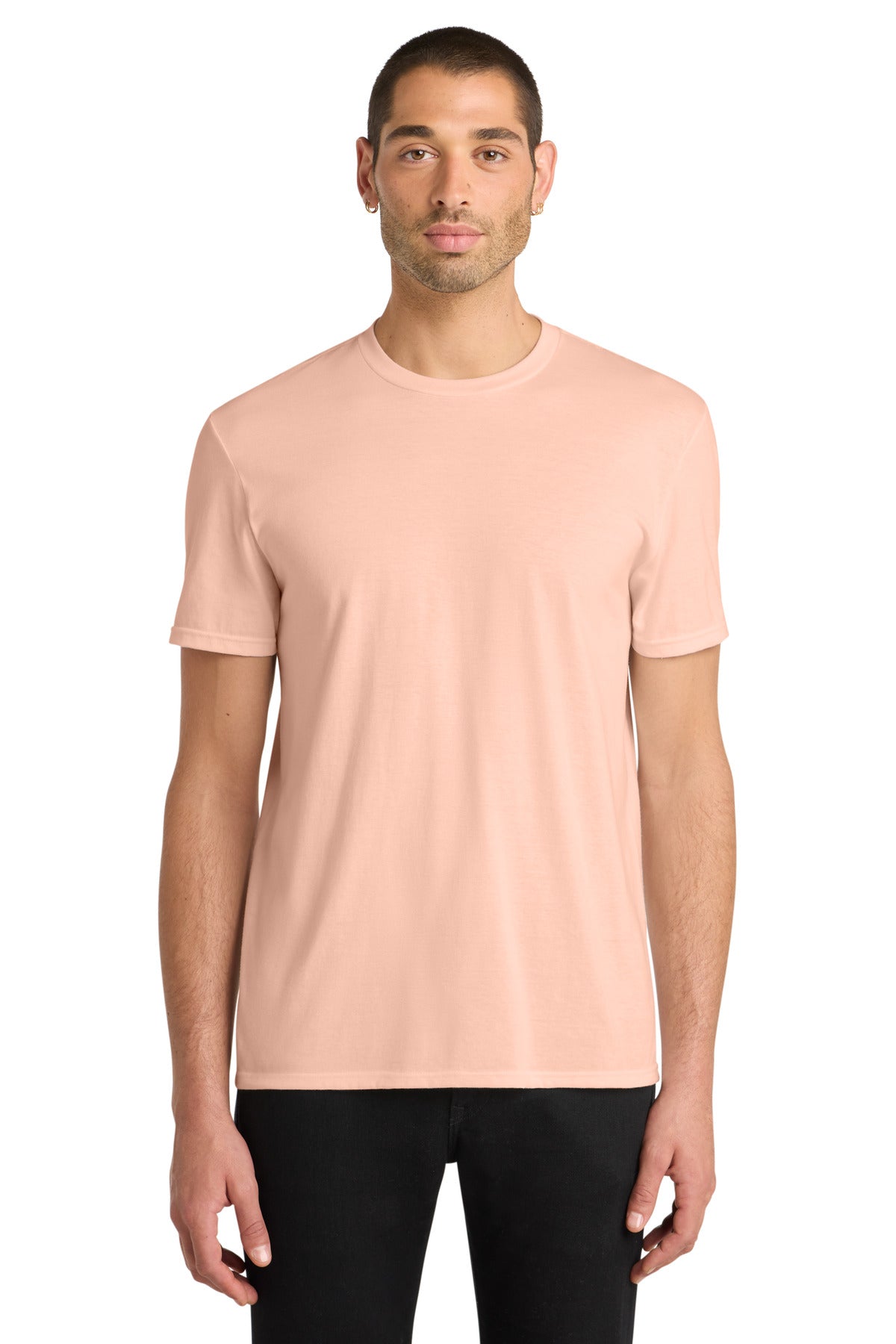 Custom logo District® Very Important Tee®. DT6000 in Dusty Peach