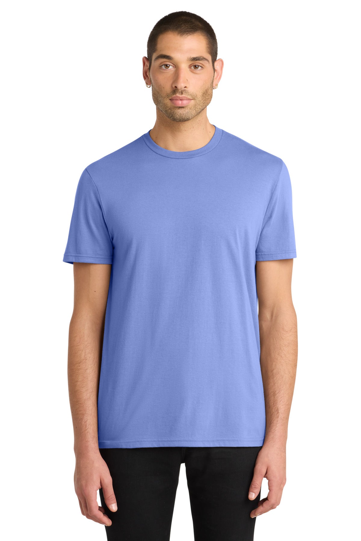 Custom logo District® Very Important Tee®. DT6000 in Electric Purple