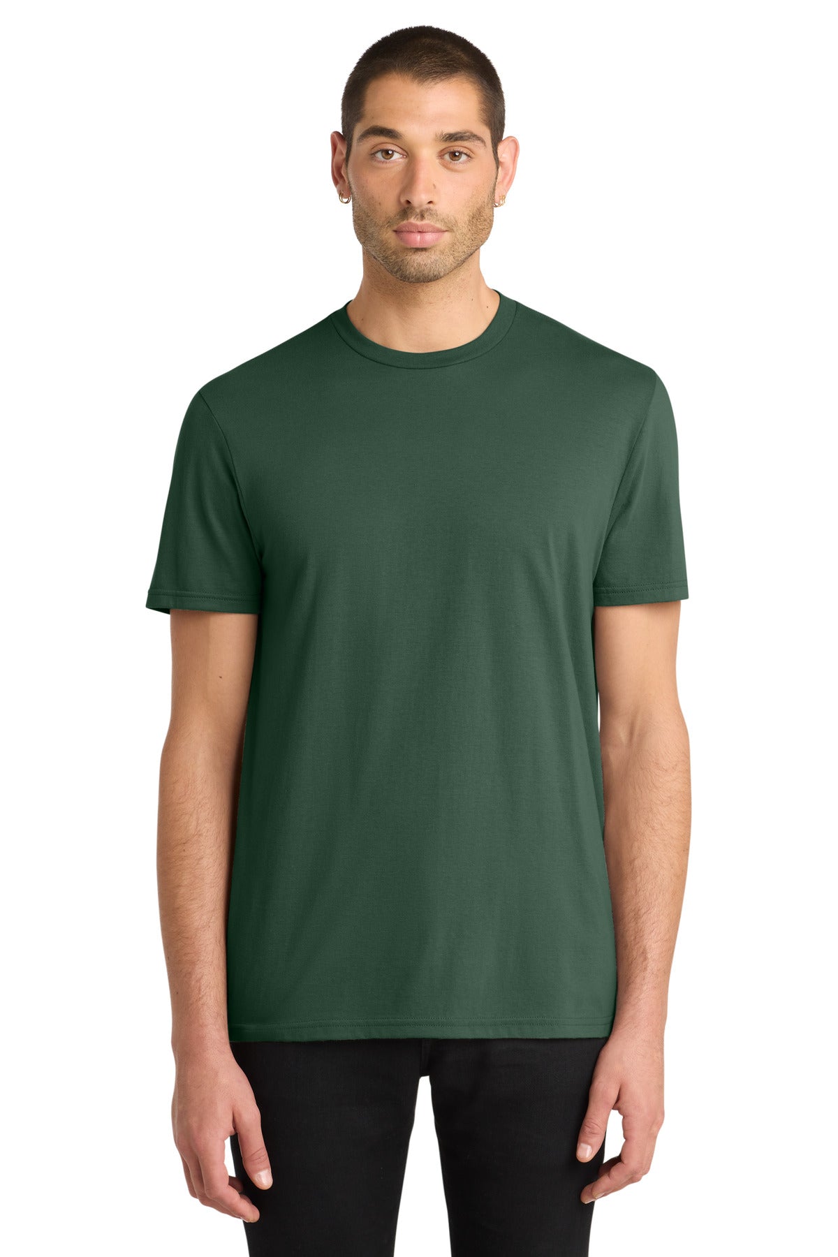 Custom logo District® Very Important Tee®. DT6000 in Forest Green