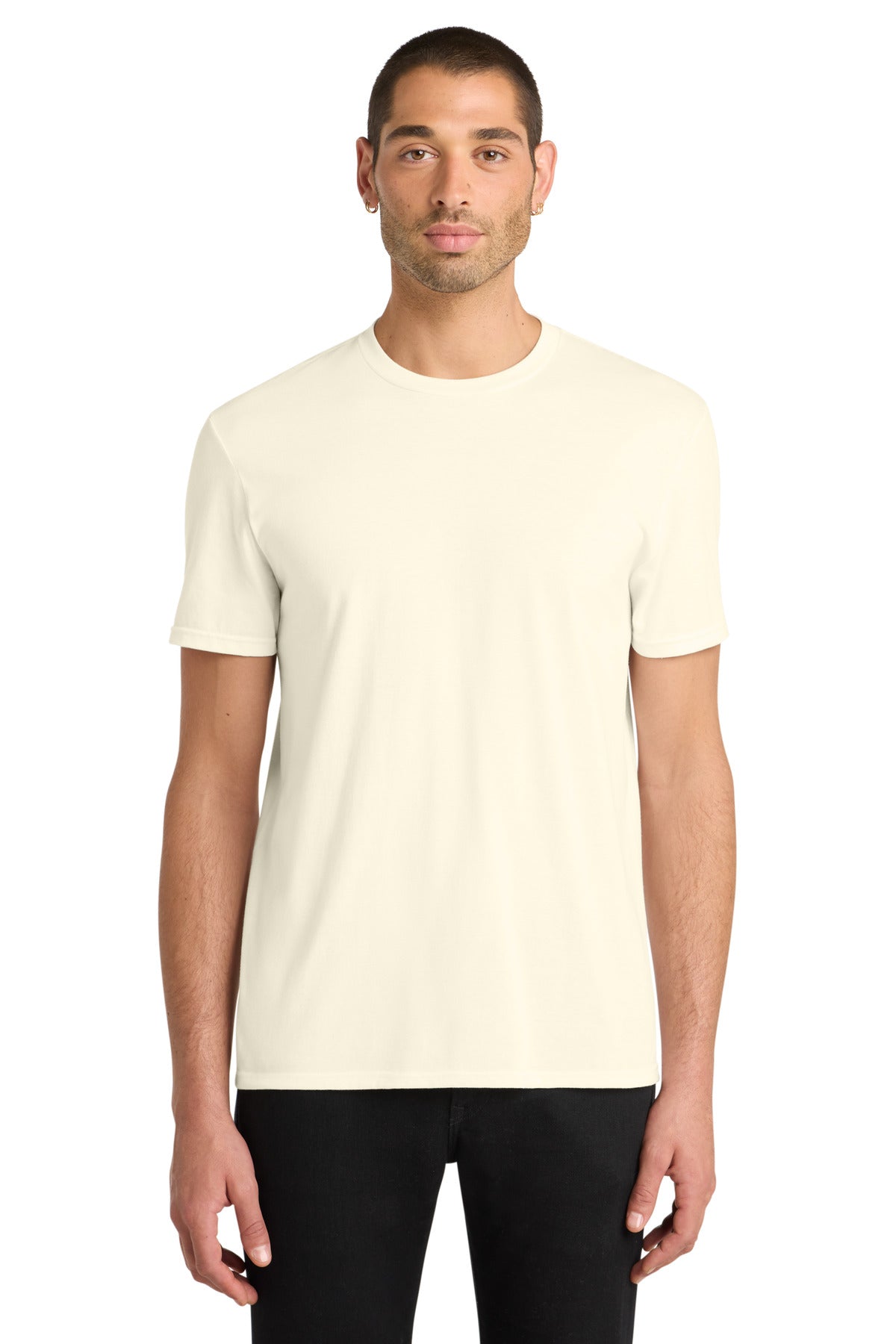 Custom logo District® Very Important Tee®. DT6000 in Gardenia