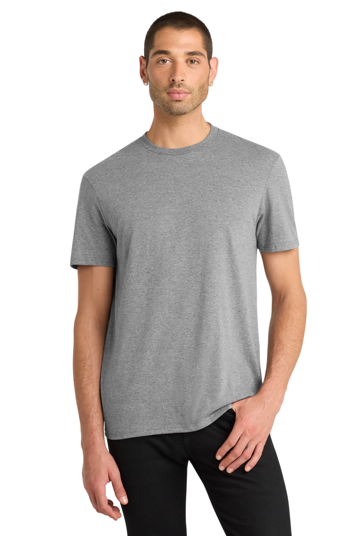 Custom logo District® Very Important Tee®. DT6000 in Grey Frost