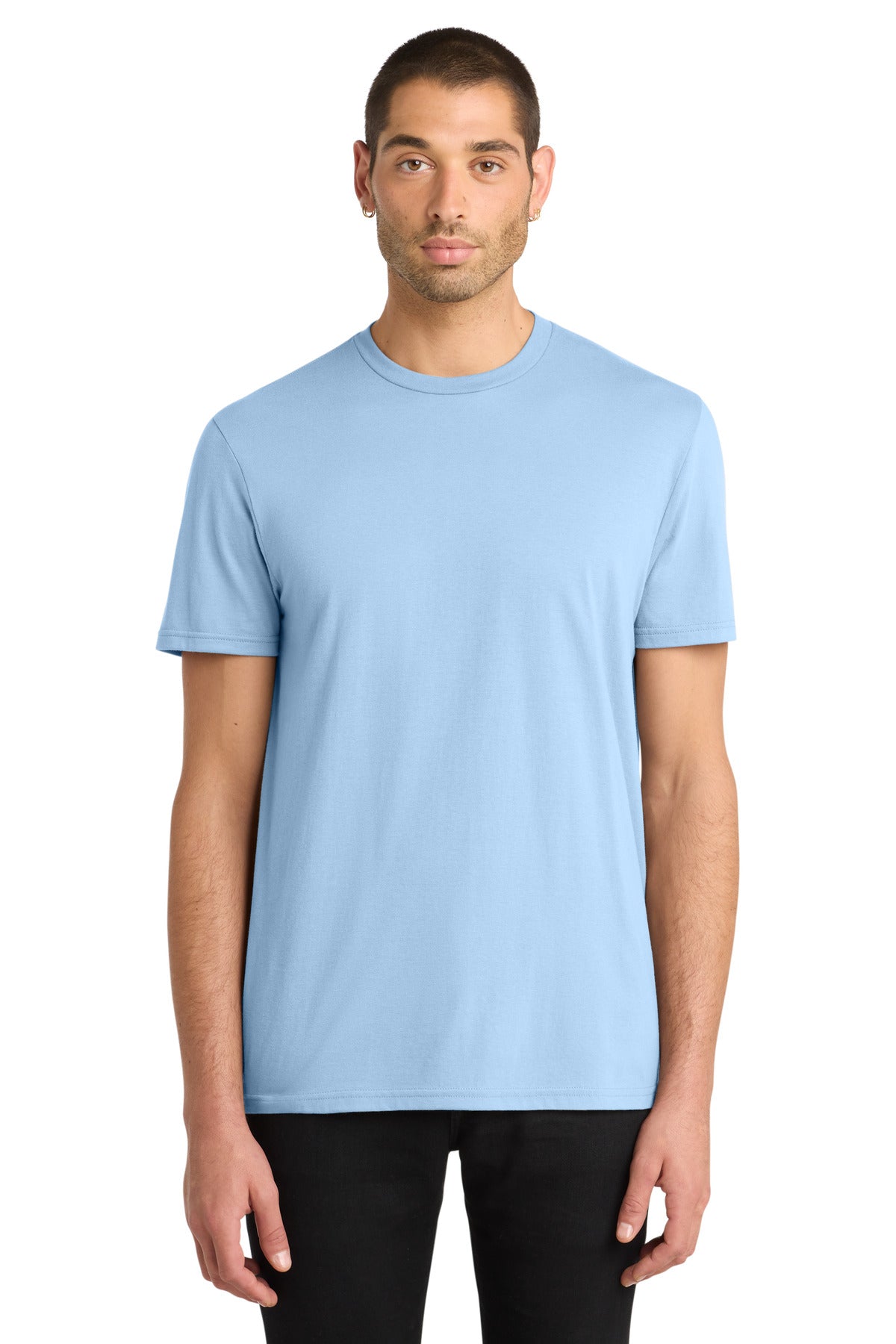 Custom logo District® Very Important Tee®. DT6000 in Ice Blue