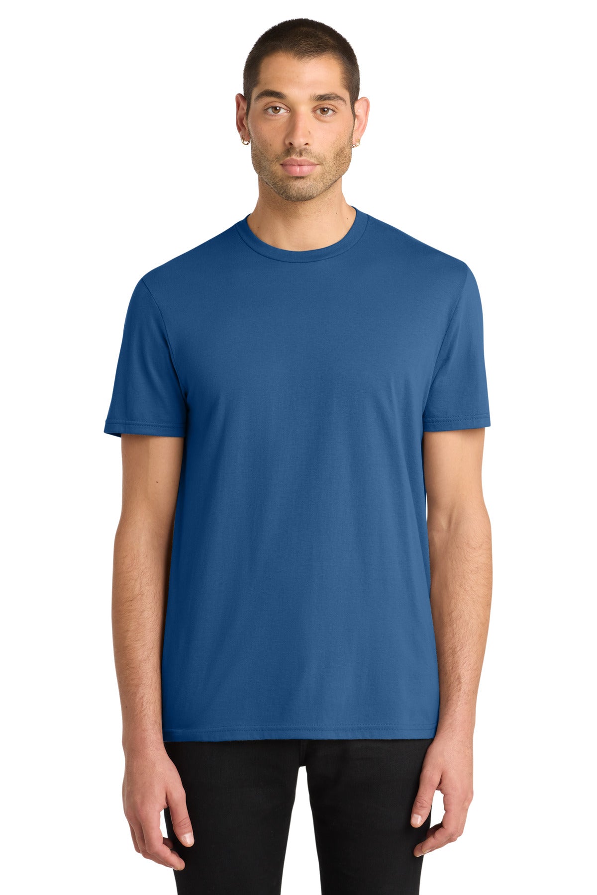 Custom logo District® Very Important Tee®. DT6000 in Maritime Blue