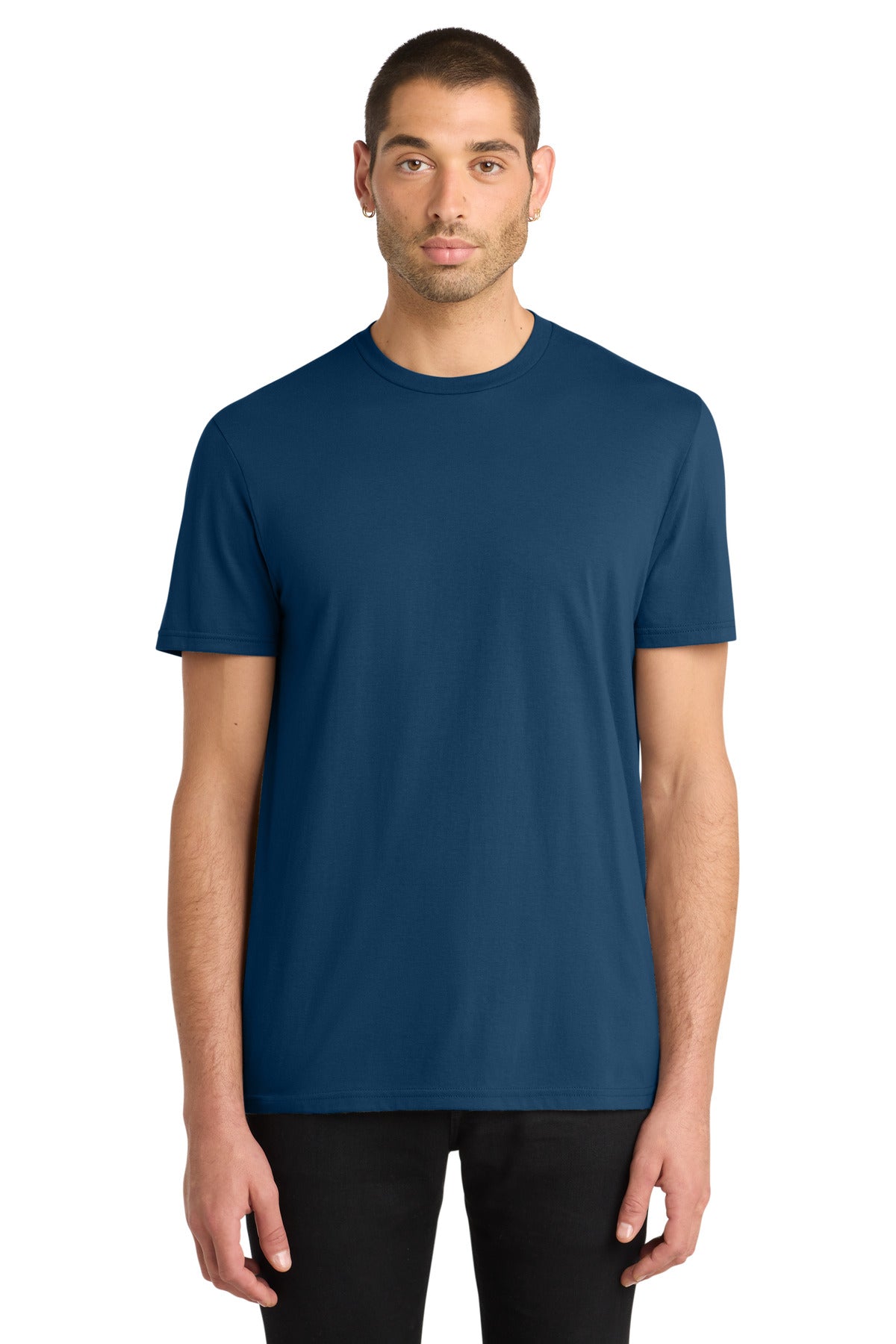 Custom logo District® Very Important Tee®. DT6000 in Neptune Blue