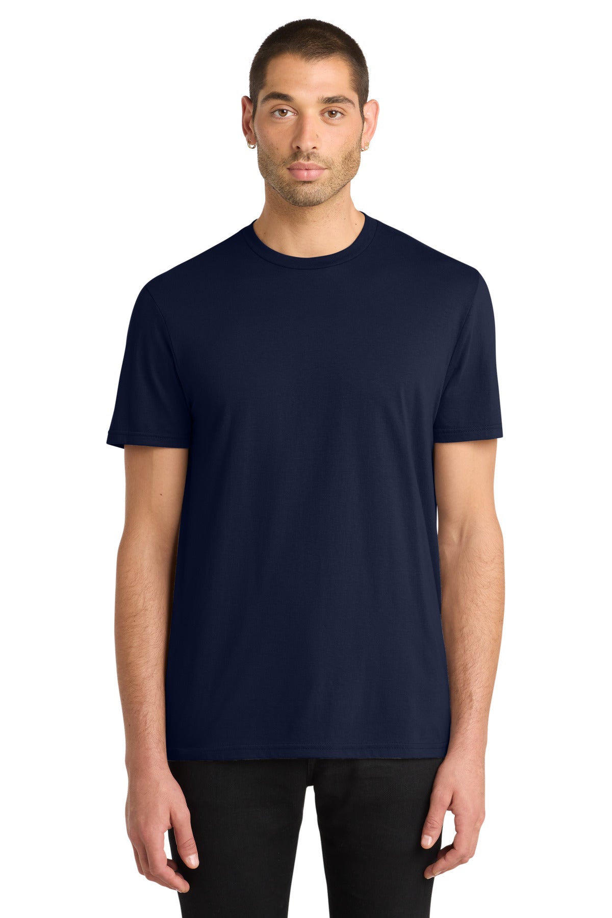 Custom logo District® Very Important Tee®. DT6000 in New Navy